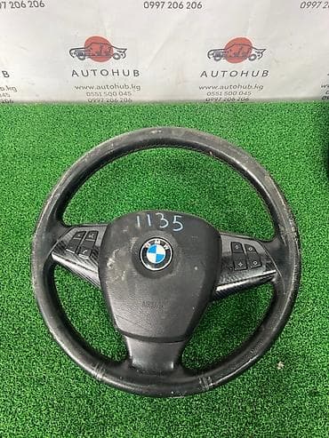 bmw e5: Руль BMW 2007 г., Б/у, Оригинал, Корея — 1