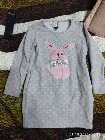 новогодние костюмы для детей на прокат в бишкеке: Повседневное платье, Турция, Осень-весна, Короткая модель, Трикотаж, Турецкое, XS — 1