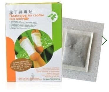 детокс пластр: Очищающий пластырь для выведения токсинов Foot Patch Детокс. Пластырь — 1