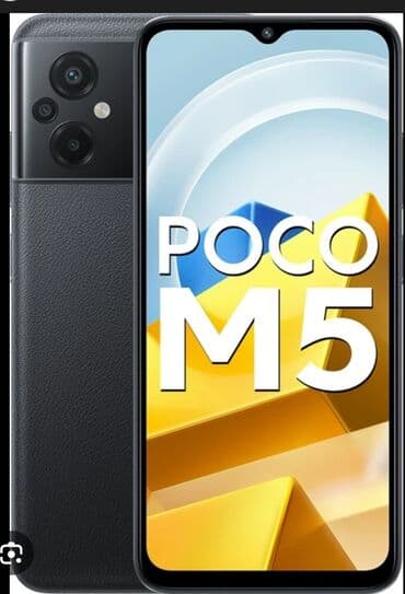 ysno монитор: Poco M5, Б/у, 128 ГБ, цвет - Черный — 1