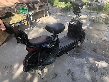 скутр электро: Электроскутер Evestar (черный) Описание: - Компактный городской — 5