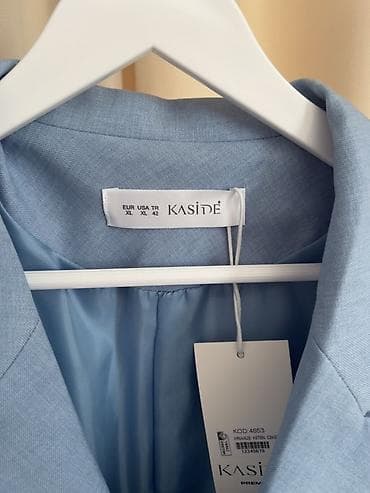 Айымдардын кийими: Продам голубой пиджак 🩵 Фирма: KASIDE 🇹🇷 Турецкое производство — 2