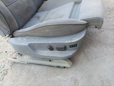 репетитор математики на английском языке: Переднее сиденье, Велюр, BMW 2003 г., Б/у, Оригинал, Германия — 2