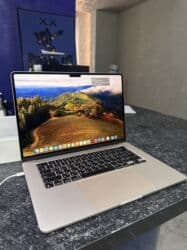 Ноутбук, Apple, 8 ГБ ОЗУ, Apple M3, 15 ", Новый, Для работы, учебы, память SSD