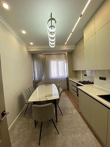 Квартиры: 3 комнаты, 77 м², Мадина Элитка, 6 этаж, Евроремонт — 2