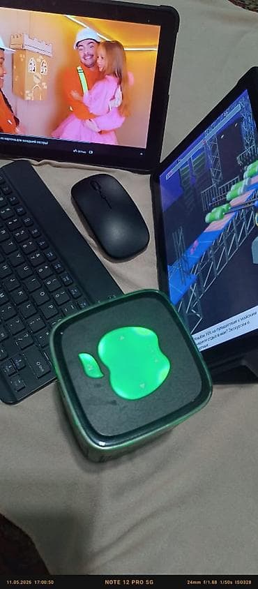Планшет, Другой бренд, 4G (LTE), Б/у, Классический цвет - Голубой