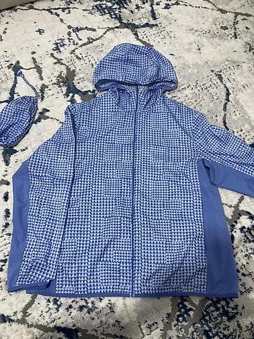 одежда полузамок: Дождевик, Плащ, Япония, цвет - Синий, XL — 1