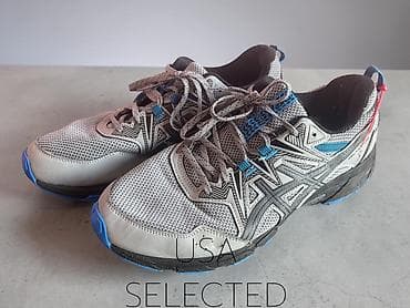 Мужские кроссовки, 42.5, Asics, Б/у, цвет - Серый, Самовывоз, Платная доставка