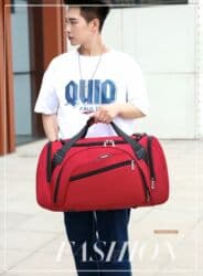 хозяйственная сумка на колесах: Сумка универсальная дорожная/спортивная - Цвет: черный - Формат — 1