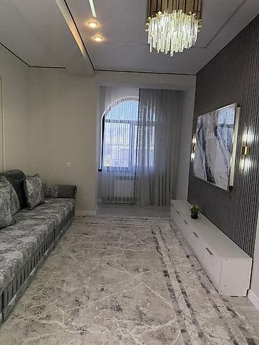 квартира в бишкеке с подселением: 2 комнаты, С мебелью полностью — 1