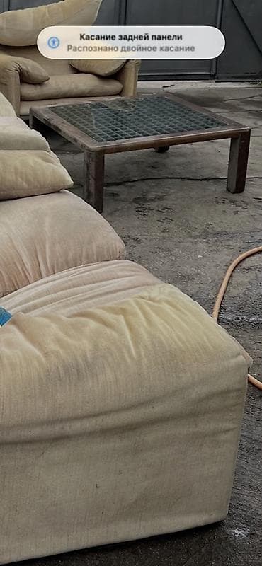 study lamp: Комплект мягкой мебели, Б/у, Самовывоз, цвет - Бежевый — 3