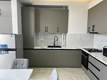 Квартиры: 1 комната, 54 м², Ала-Арча ТРЦ Элитка, 10 этаж, Евроремонт — 9