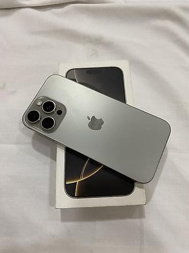 e96a hoco: IPhone 16 Pro Max, Б/у, 256 ГБ, Natural Titanium, Чехол, Коробка, 92 % — 1