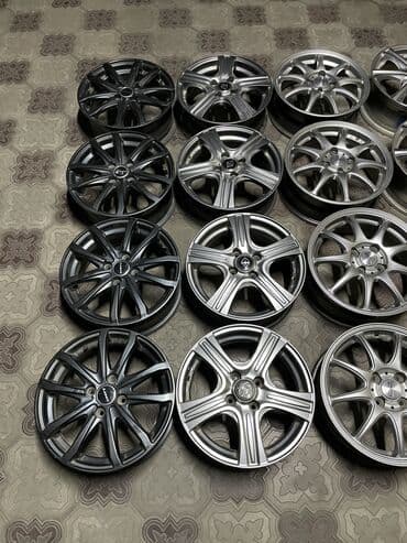 вращающийся диск: Литые Диски R 15 RAYS, Комплект, Б/у — 3