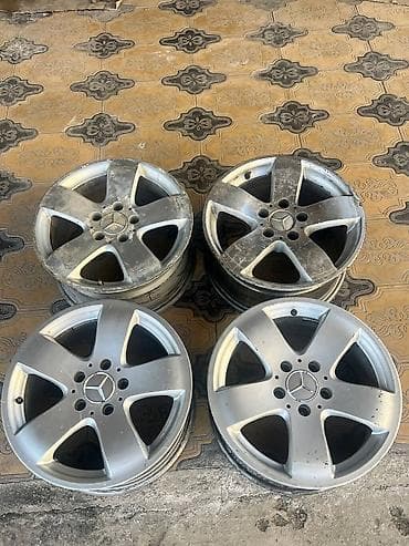 хонда 16: Литые Диски R 16 Mercedes-Benz, Комплект, отверстий - 5, Б/у — 1