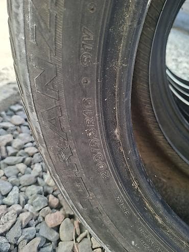 titan diski: Шины 205 / 55 / R 16, Лето, Б/у, Комплект, Легковые, Bridgestone — 2