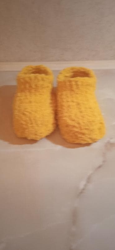 Үй тапичкелери, 37.5, Жаңы, түсү - Сары — 2