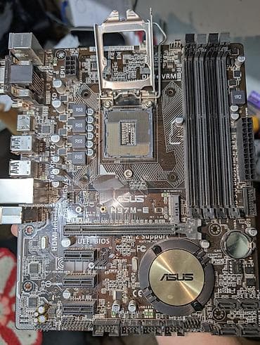 xeon 775: Материнская плата для ПК, Asus, LGA1150, Micro-ATX — 7