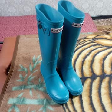 Угги: Резиновые сапоги, 35, 37, Новый, цвет - Синий, Бесплатная доставка — 2