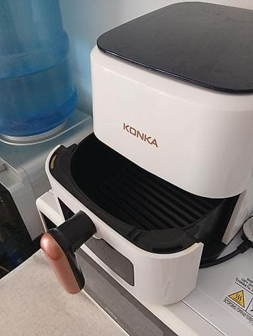 game console: Аэрогриль/аэрофритюрница KONKA с сенсорной панелью управления. Б/У — 1