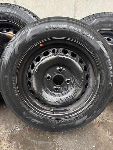 Колеса в сборе 175 / 65 / R 14, Б/у, Комплект, Железные, отверстий - 4 — 1