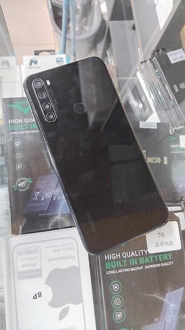 Техника и электроника: Redmi, Redmi Note 8, Б/у, 64 ГБ, цвет - Черный, 2 SIM — 3