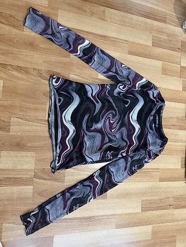 acne studio: Лонгслив, цвет - Бордовый, XS — 3