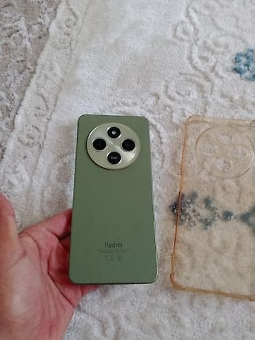 Redmi, Redmi 14C, Б/у, 256 ГБ, цвет - Зеленый, 2 SIM