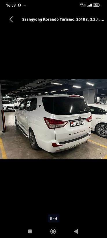 devo matiz: Ssangyong Korando Turismo: 2018 г., 2.2 л, Автомат, Дизель, Минивэн — 2