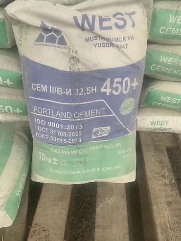 Брусчатка, тротуарная плитка: WEST (Андижан) цемент, M-450, 50 кг/м³, Оптом — 1