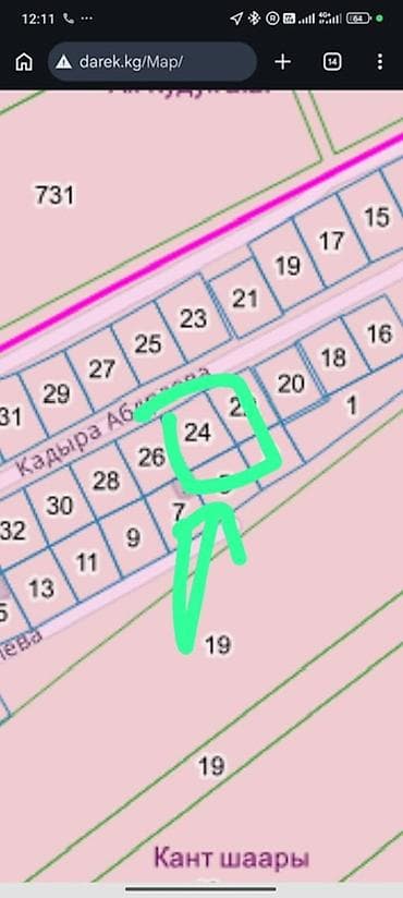 в городе кант: 5 соток, Для строительства, Красная книга — 1