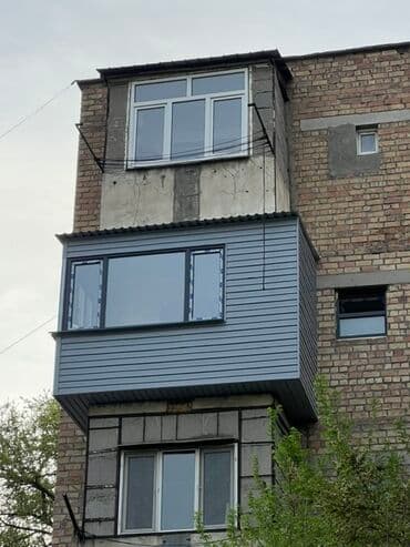 облицовка дома: Остекление и облицовка балконов «под ключ» - Панорамное остекление — 2