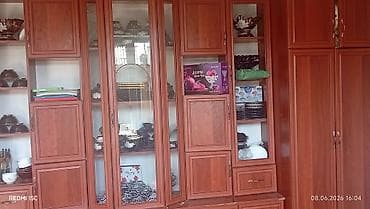 заказ рыбы: Стенка-шкаф, Тип стенки-шкафа: Модульная, Для зала, Особенности: Для хранения посуды — 2