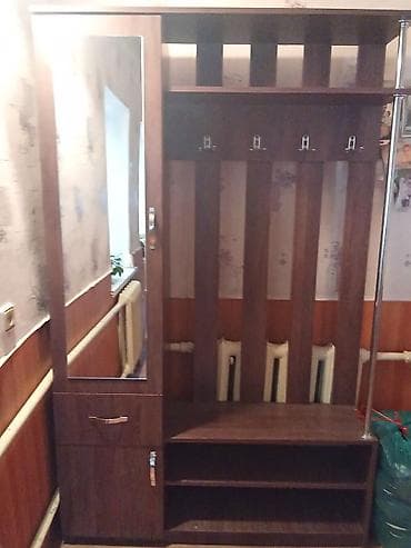 шкафчики для обуви: Гарнитур для прихожей, Б/у, Шкаф, ДСП, Самовывоз, цвет - Коричневый — 1