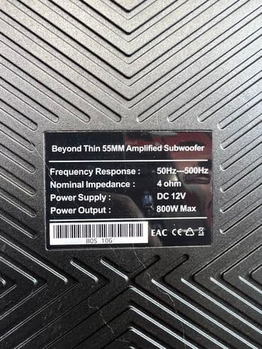 саб буфер ош: Сабвуфер под сиденье Boss-Mini Играет отлично !!! Высота всего 5.5 — 4