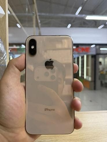 копия iphone: IPhone Xs, 64 ГБ, Золотой, Чехол, 100 % — 2