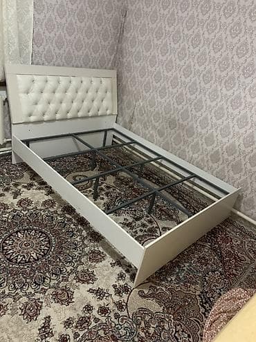 мебель кредит: Двуспальная кровать, С матрасом, длина - 200 см — 4