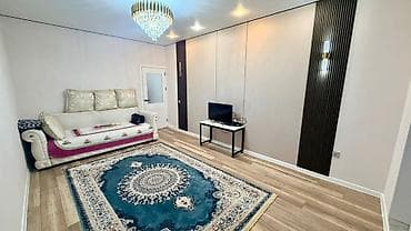 гостиница майлуу суу: 1 комната, 53 м², 108 серия, 1 этаж, Евроремонт — 5