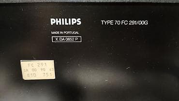 Аудиотехника: PHILIPS made in Portugal, Belgian, 2х кассетная дека реверсная, левый — 7