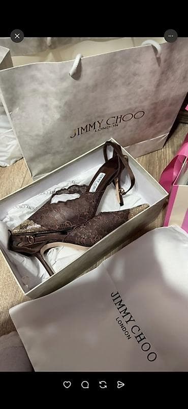 Личные вещи: Туфли, 36, Jimmy Choo, Б/у, цвет - Коричневый — 1