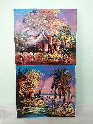 Декор и интерьер: Продаю: Новые картины написанные акрилом на холсте. Размер 36/32 см — 3