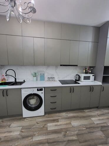 южные микрорайоны бишкека: 2 комнаты, Бытовая техника, Домофон, Интернет, Wi-Fi — 1