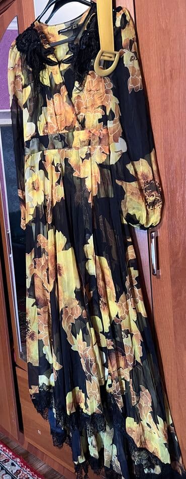 платья на прокат больших размеров: Вечернее платье, Классическое, Длинная модель, Шелк, С рукавами, Шлейф, 4XL, 5XL — 6