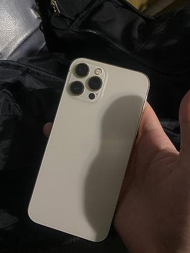 apple 12pro: IPhone 12 Pro Max, Б/у, 128 ГБ, Защитное стекло, Чехол, 100 % — 1