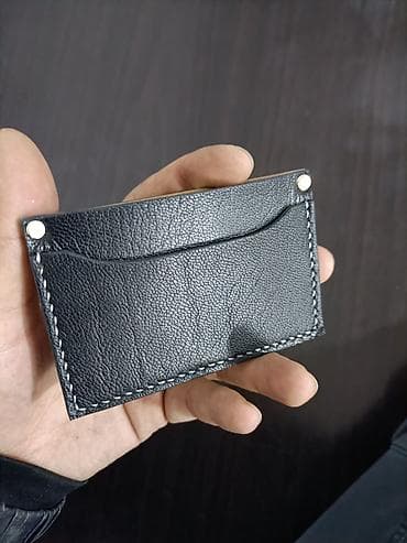 серебро на заказ: Картхолдер из натуральной кожи ручной работы — 5