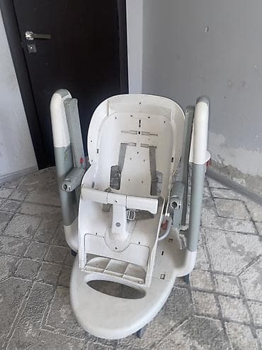 сумка оперативка: Стульчик для кормления, Б/у, Peg perego, Пластик, Трансформер, цвет - Белый, Самовывоз, Платная доставка — 5