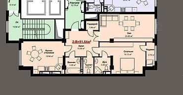 купить квартиру с котлована бишкек: Строится, Элитка, 3 комнаты, 91 м² — 4