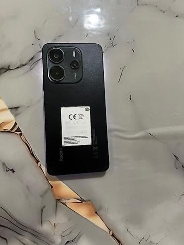 нота: Redmi, Redmi Note 14, Б/у, 256 ГБ, цвет - Черный, 1 SIM — 2