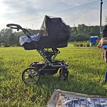 сетка для коляски: Детская коляска-люлька для новорождённых - Просторная люлька с — 1