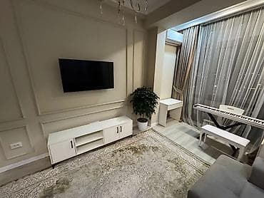 Тумба и подставка для телевизора, Напольная, ЛДСП, Самовывоз, цвет - Белый